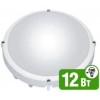 Светильник LED ДБП-12Вт круг IP65 4000K бел/металл, Navigator